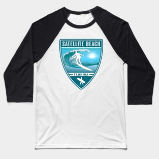 Surf Satellite Beach Florida Baseball T-Shirt
